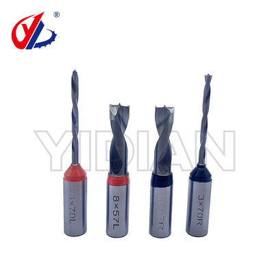 TCT Dowel Drill Bit Two Flutes Blind Hole Drilling Head  Woodworking Tools