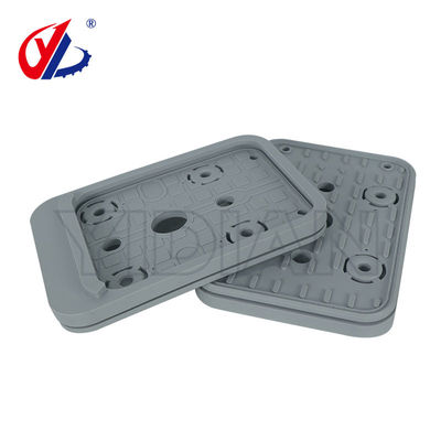 160*115*17mm Upper Suction Plates Rubber Pads With Step For Precision CNC Machine
