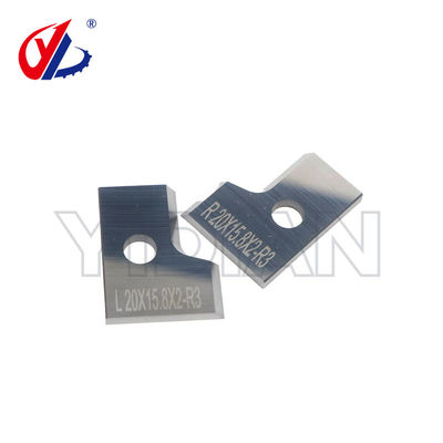 20X15.8X2mm Tungsten Carbide Indexable Blade / CEHISA Edge Bander Scraping Blade